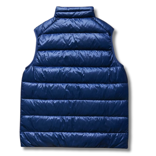 Arc' Vest Shiny material Blue