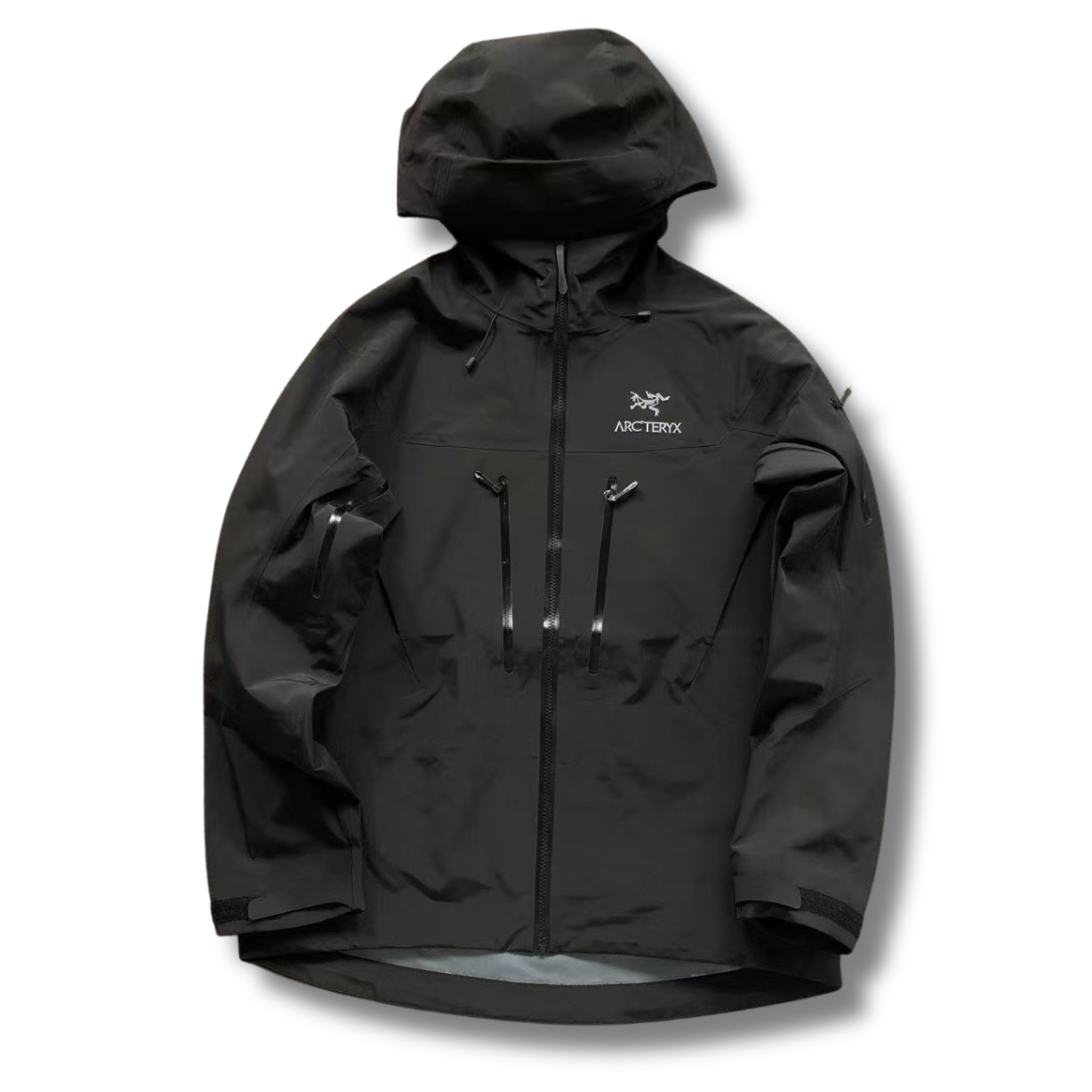 Arc' Rain Coat Washed Black