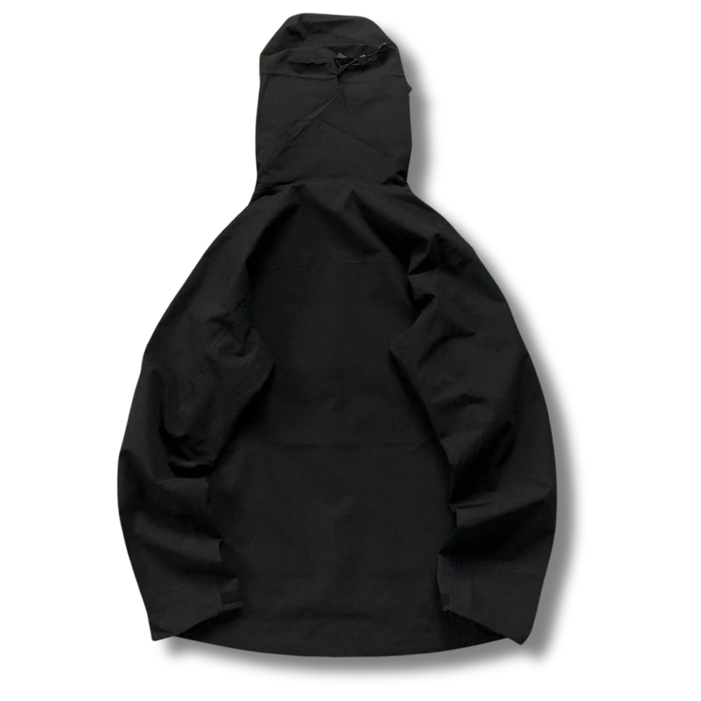 Arc' Jacket Black with Silver inside