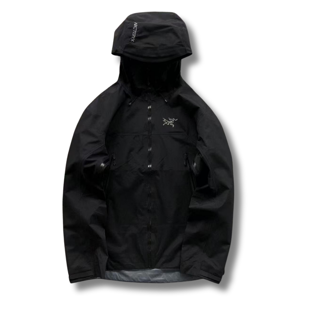 Arc' Jacket Black with Gray inside