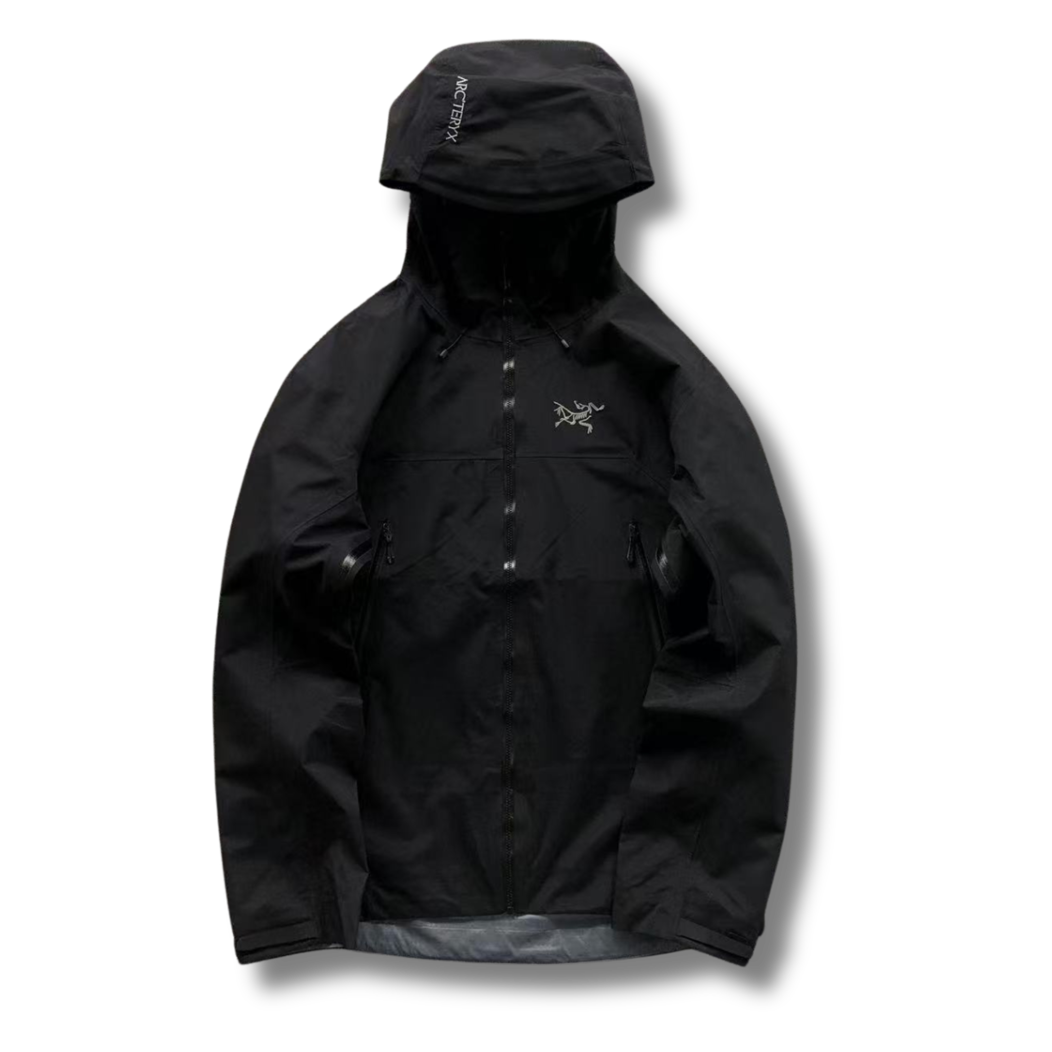 Arc' Jacket Black with Gray inside