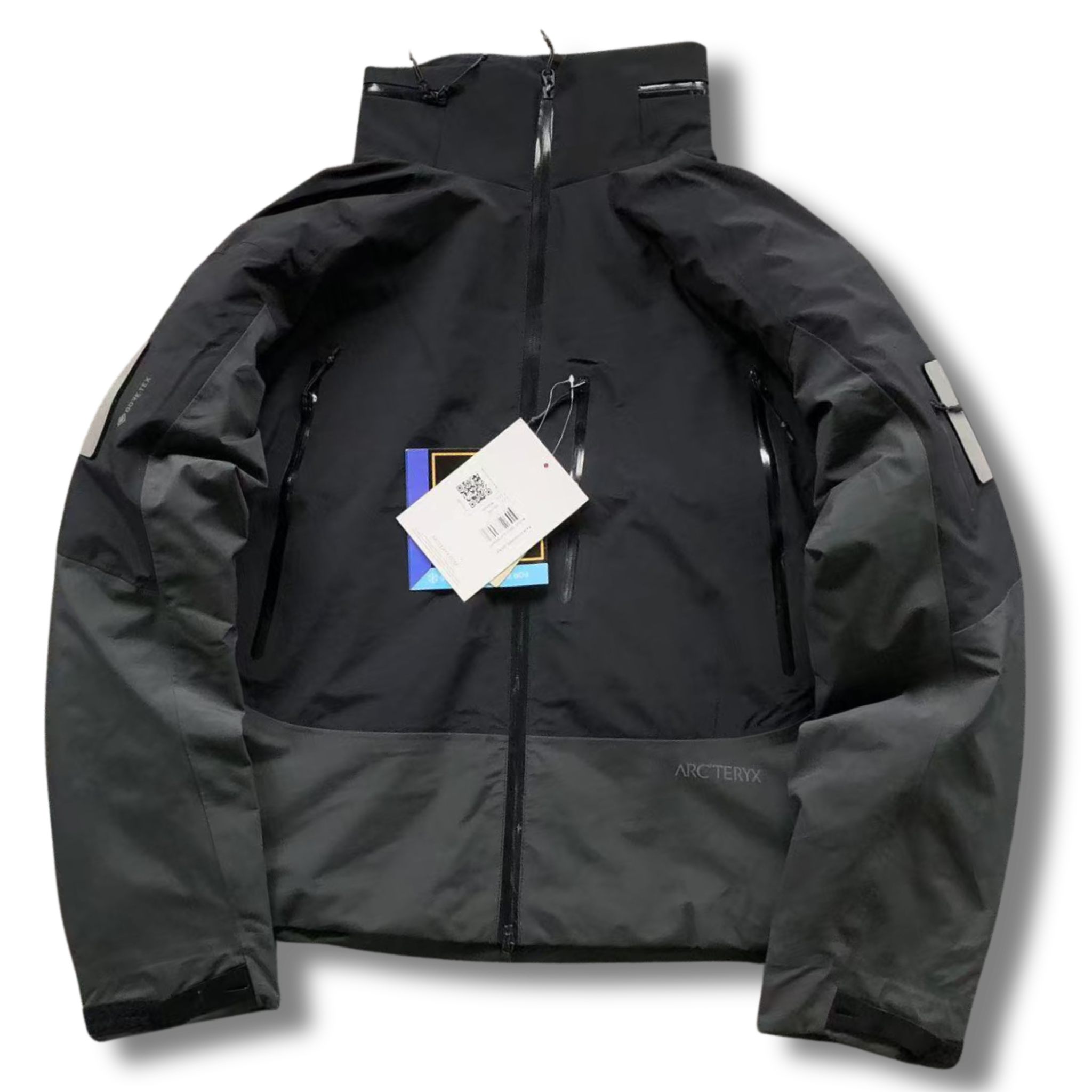 Arc' Jacket Black/Gray no hood