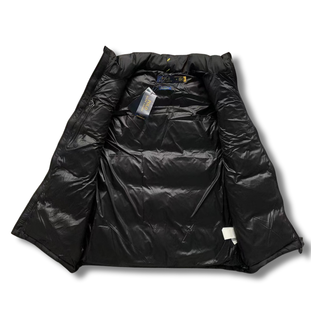 Ralph L Vest Black w Red