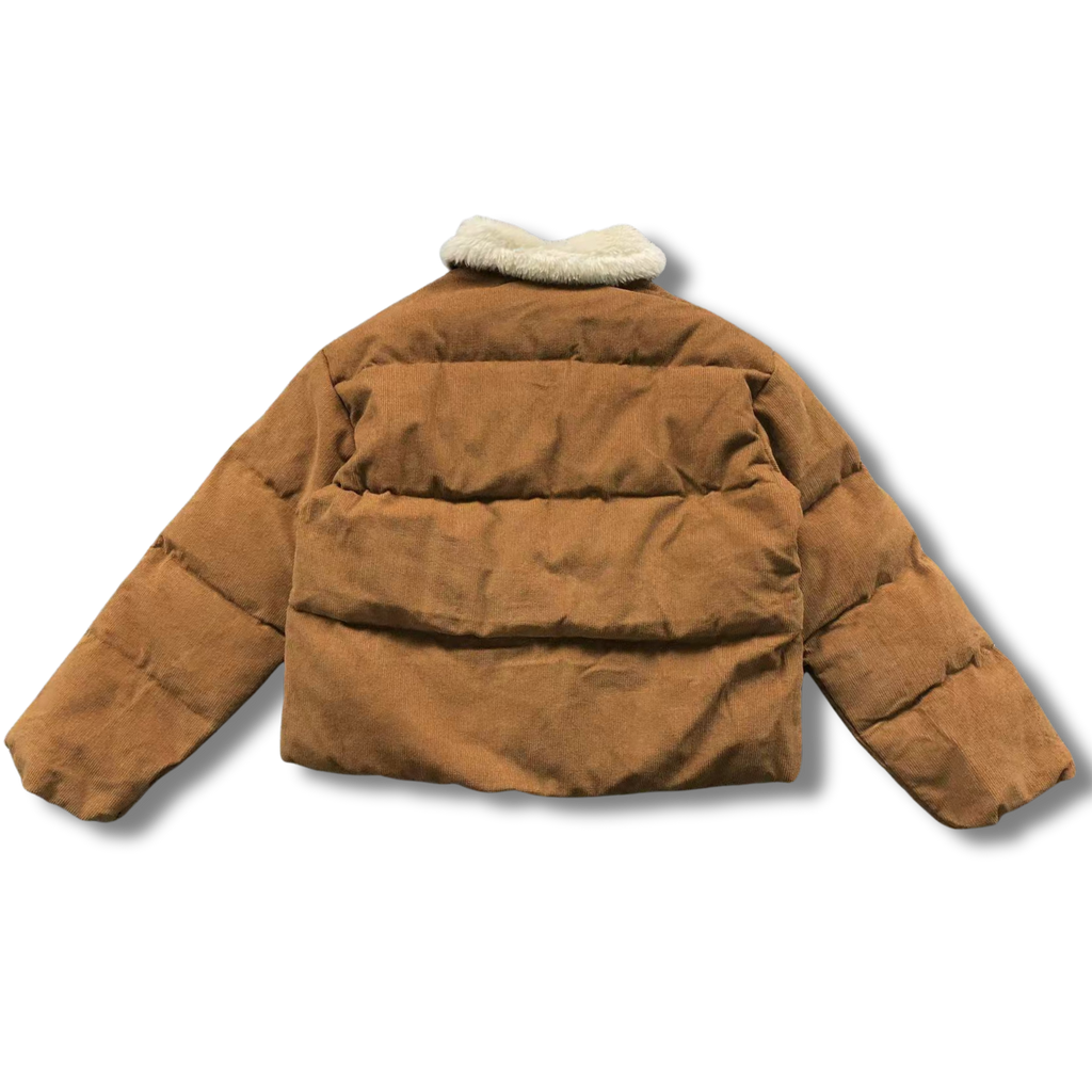 Ralph L Jacket Brown w White fur