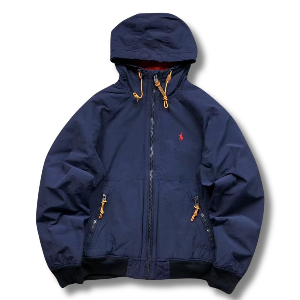 Ralph L Jacket Navy w Red inside