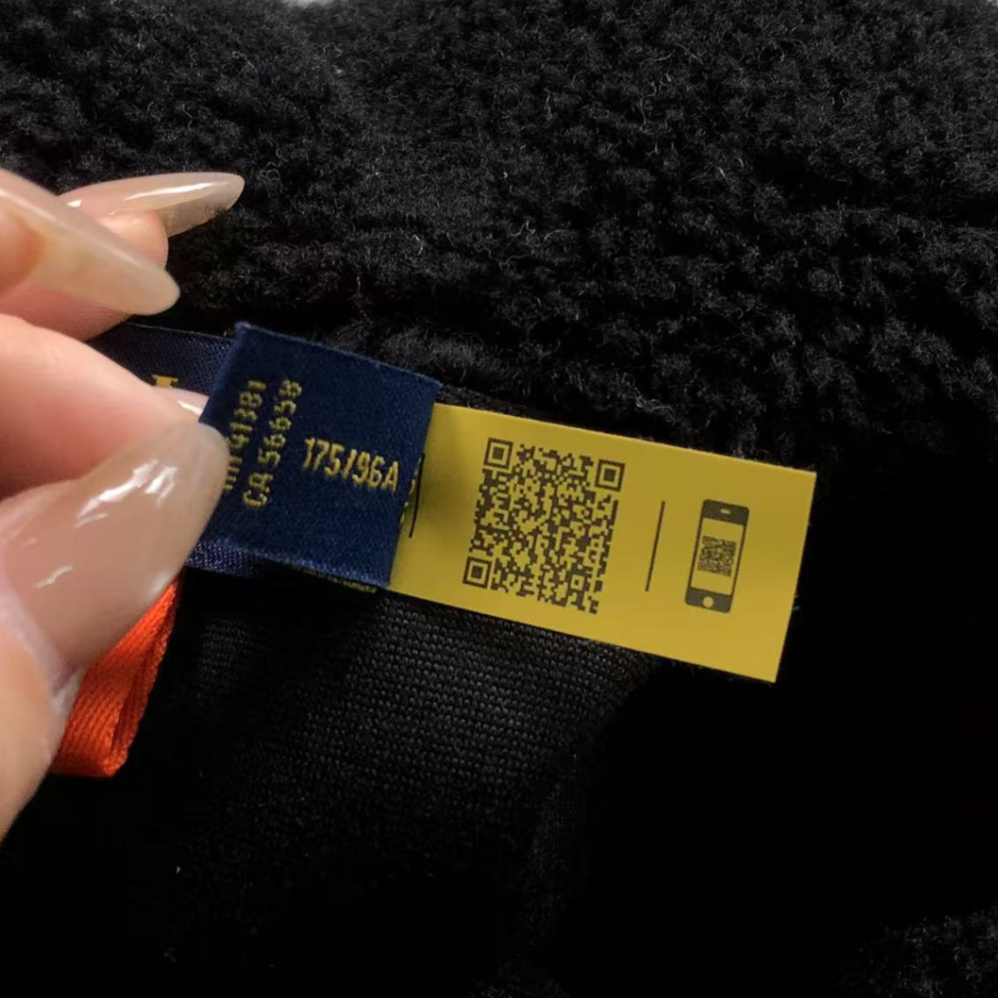 Ralph L Jacket Black w Orange element