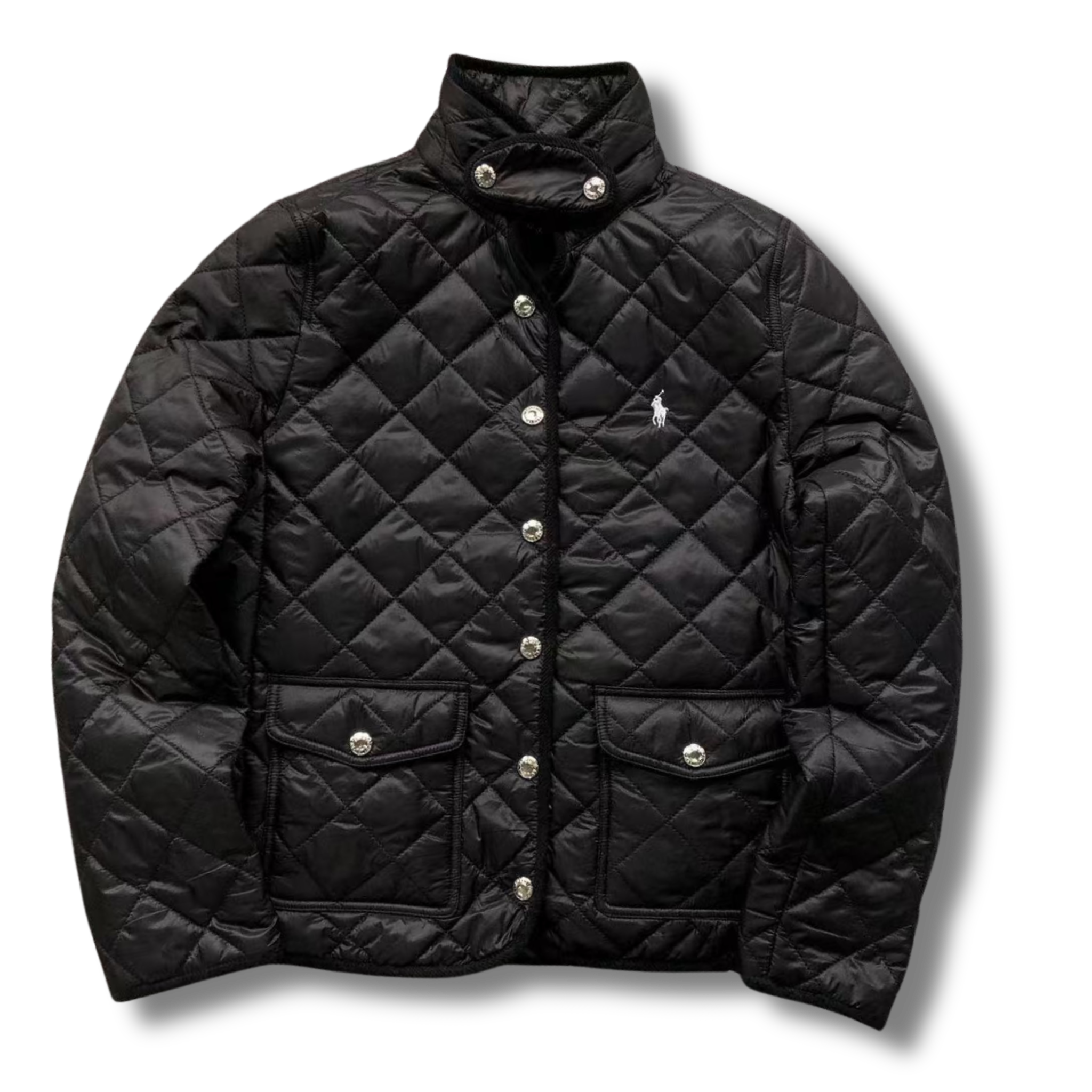 Ralph L Jacket Black w Squares