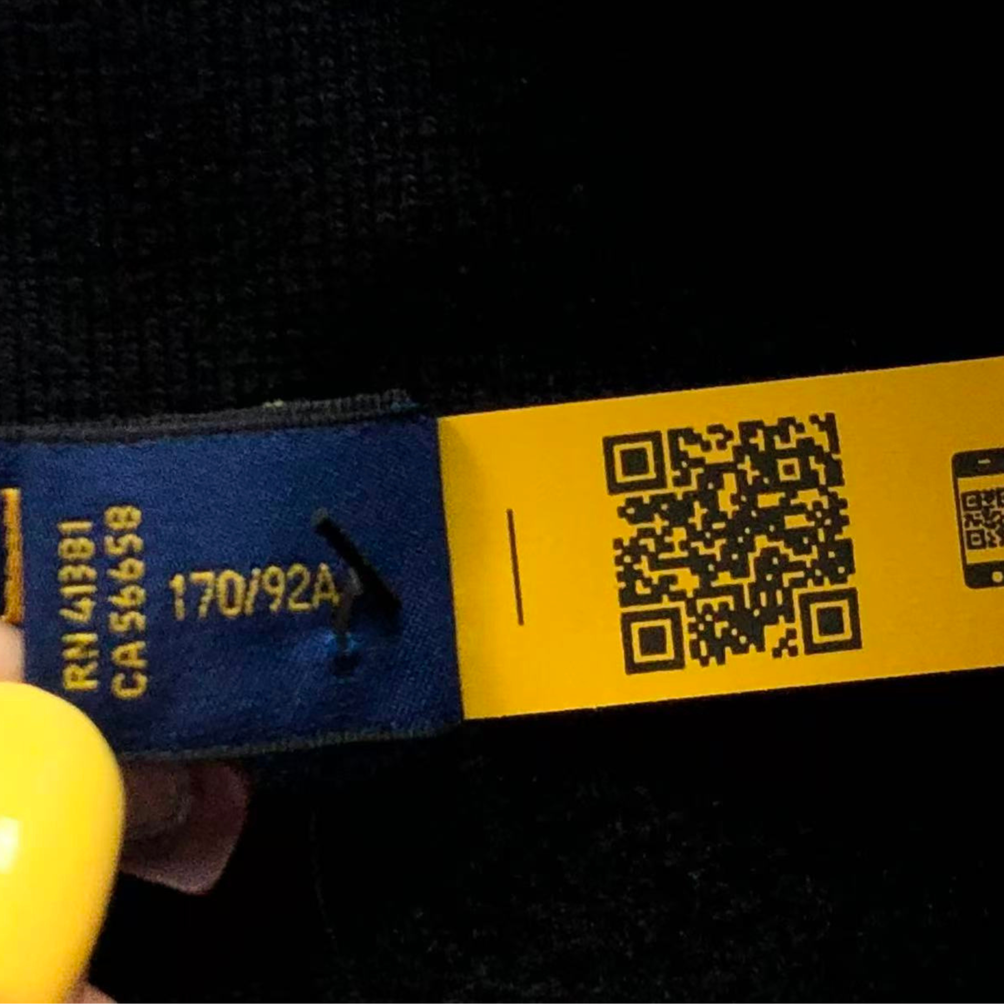 Ralph L Jacket Black w White elements