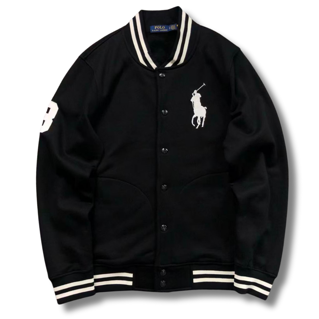 Ralph L Jacket Black w White elements
