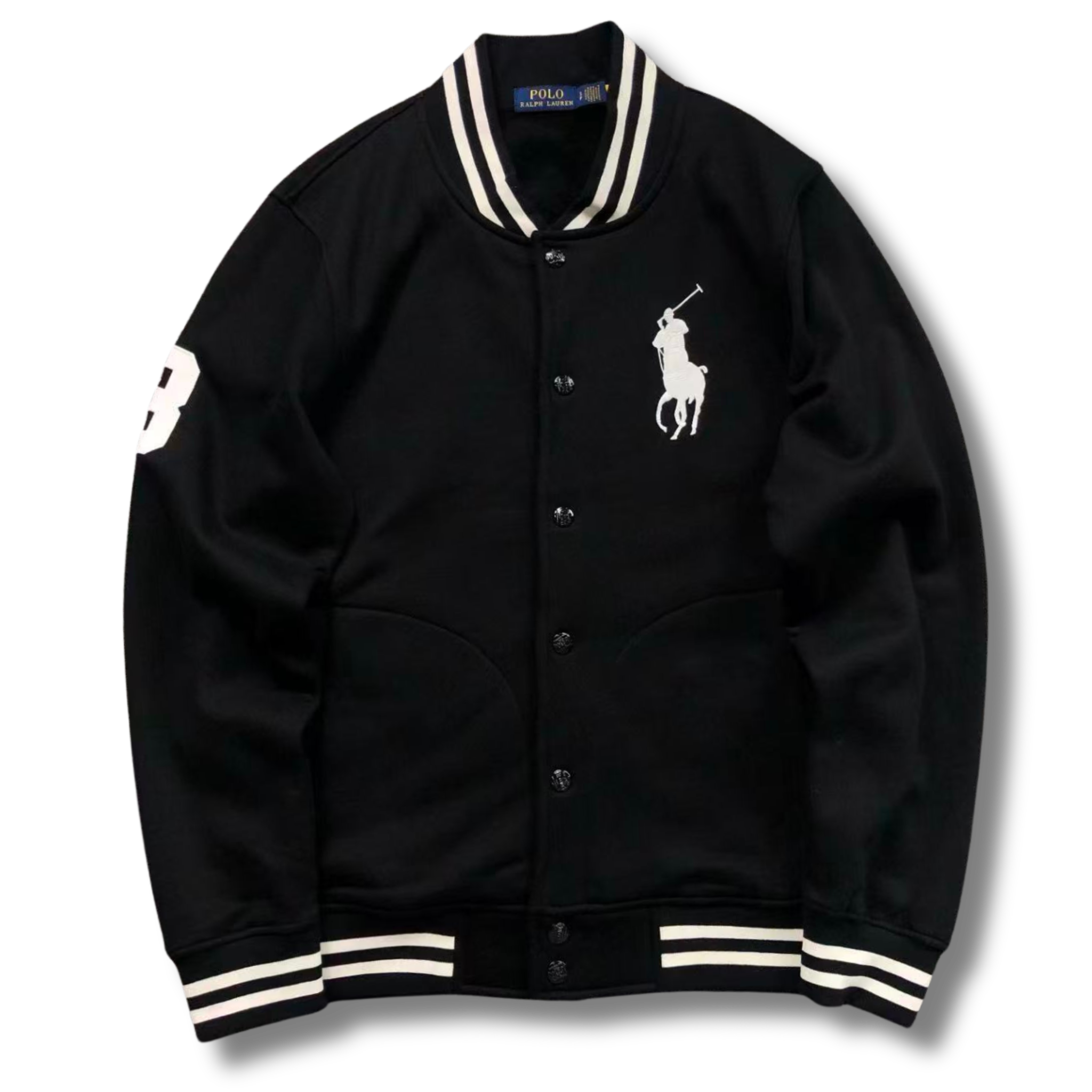 Ralph L Jacket Black w White elements