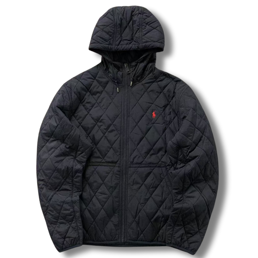 Ralph L Jacket Black w Romb pattern