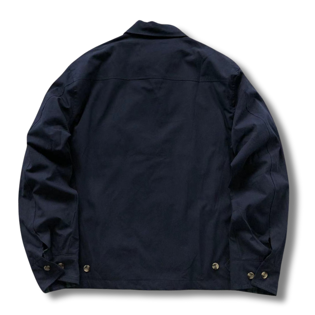 Ralph L Jacket Navy w Checkered inside