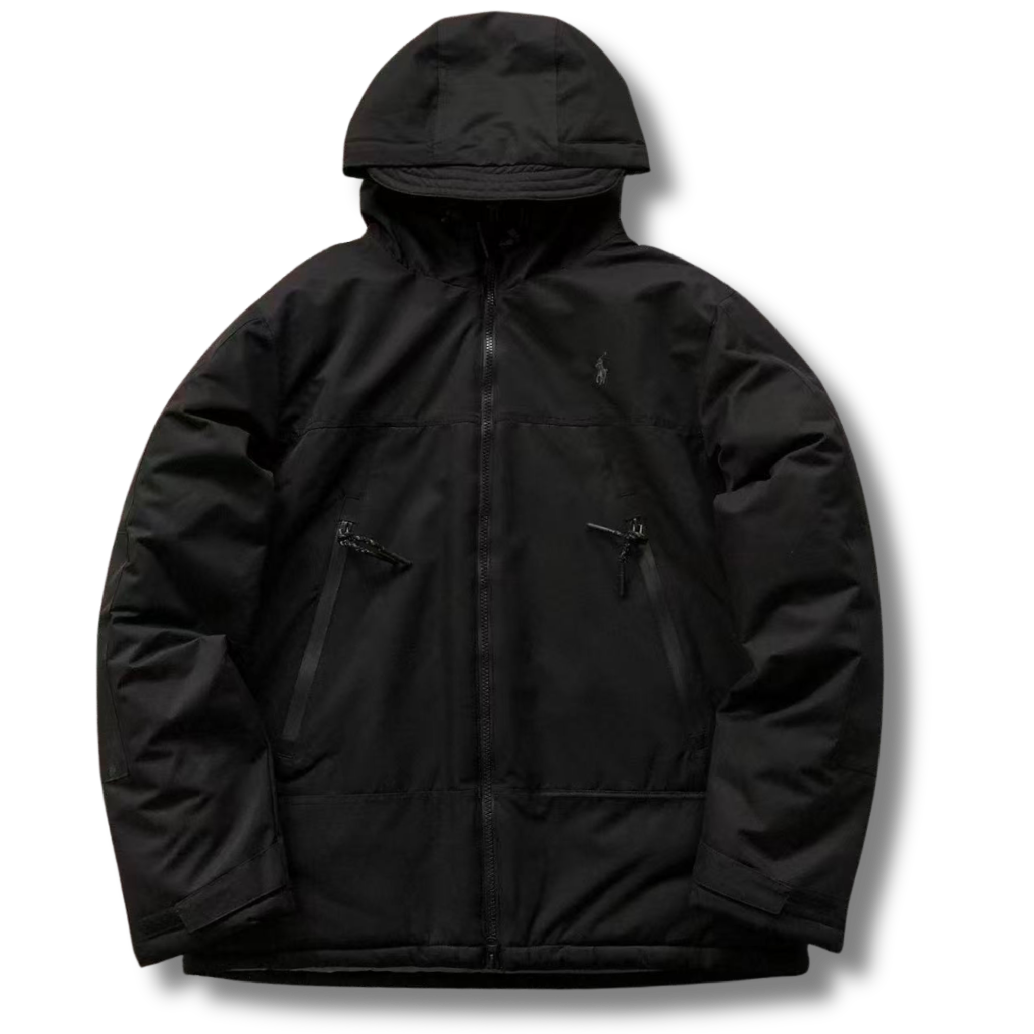 Ralph L Jacket Black w Gray inside