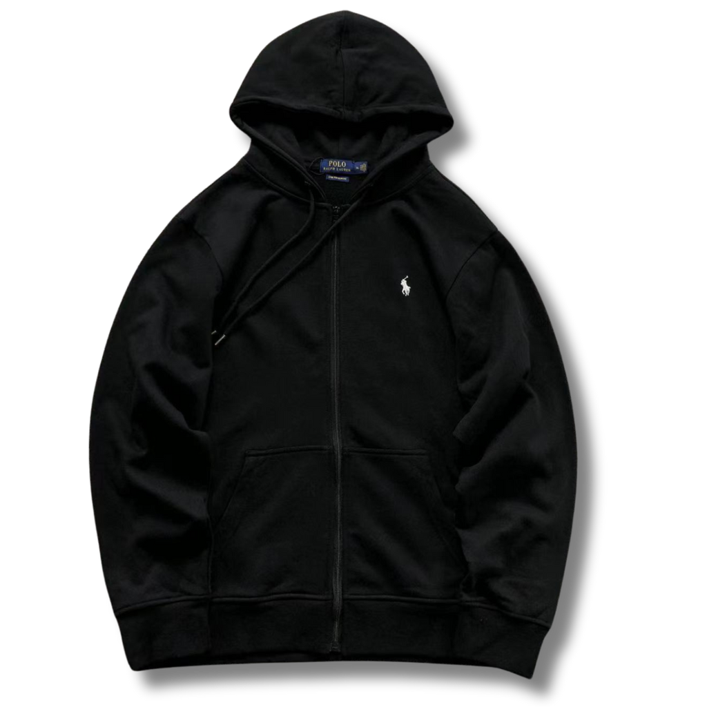 Ralph L Jacket Black w White element