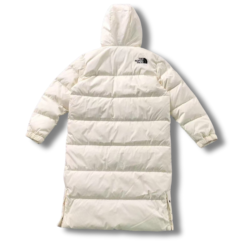 The N Face Long Jacket White