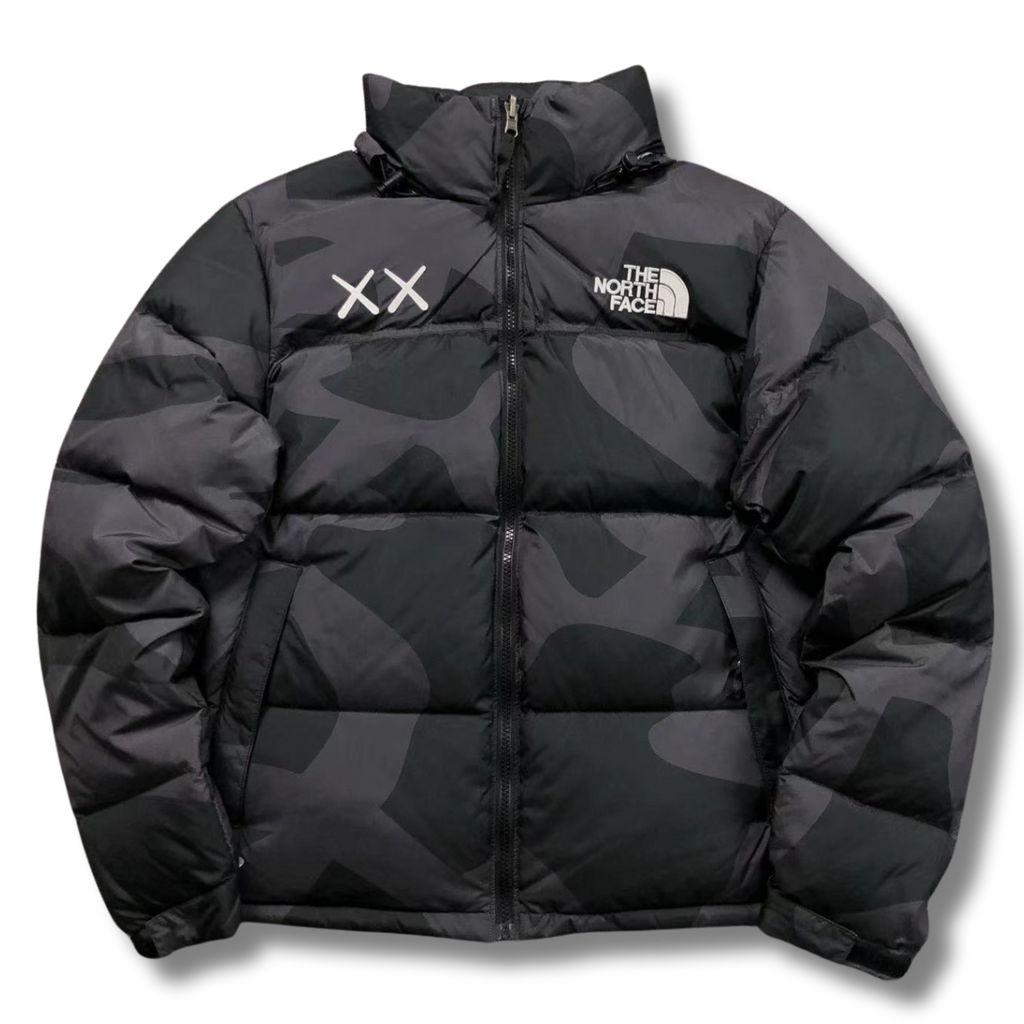 The N Face Jacket Black w Gray