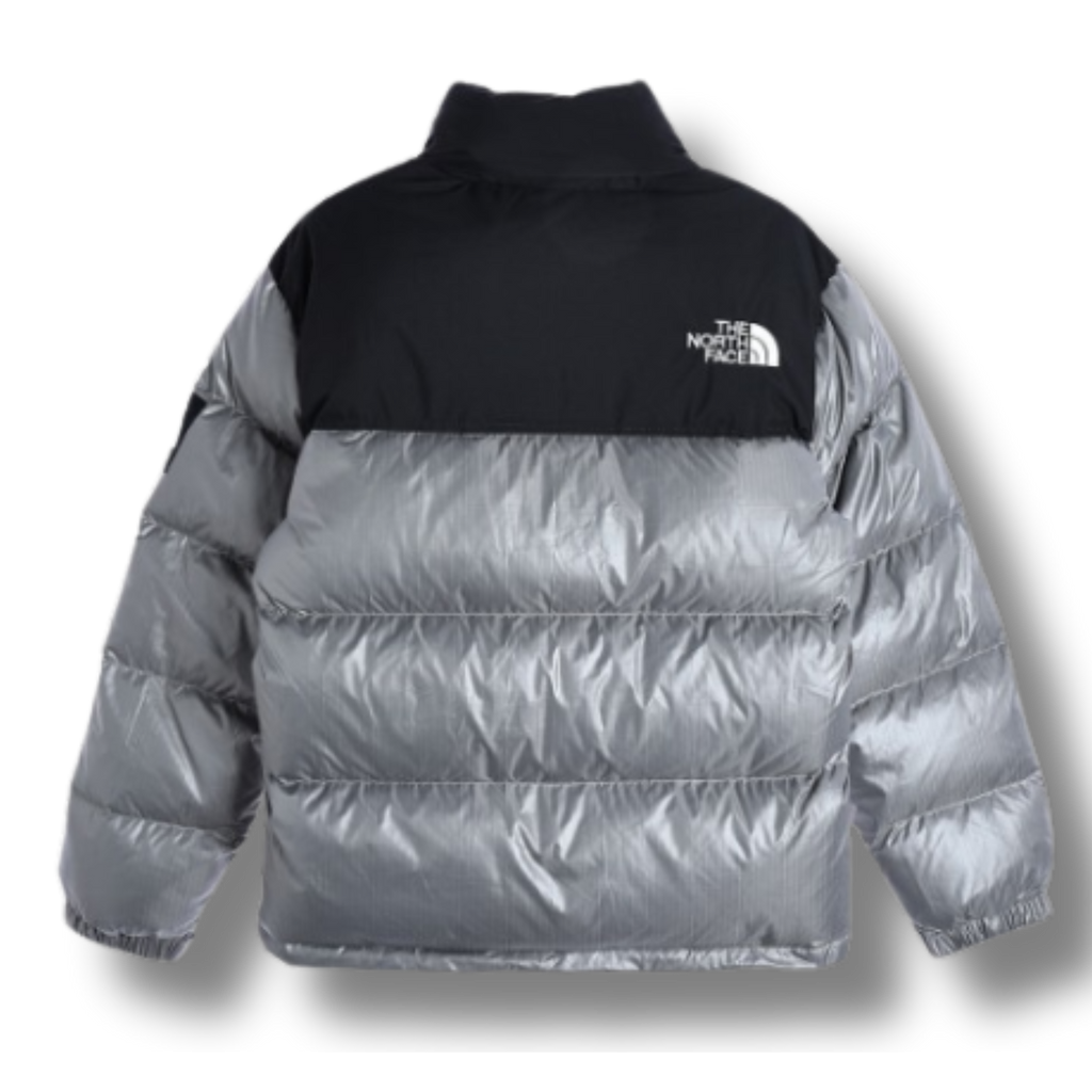 The N Face Silver w Black
