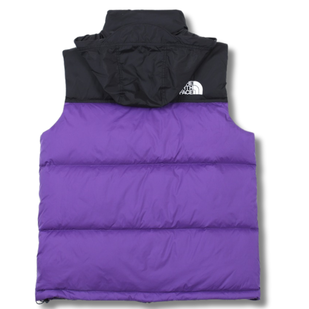The N Face Vest Purple w Black