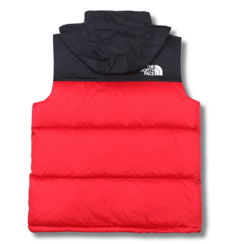 The N Face Vest Red w Black