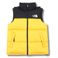 The N Face Vest Yellow w Black
