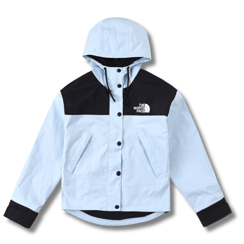 The N Face Jacket Light Blue w Black
