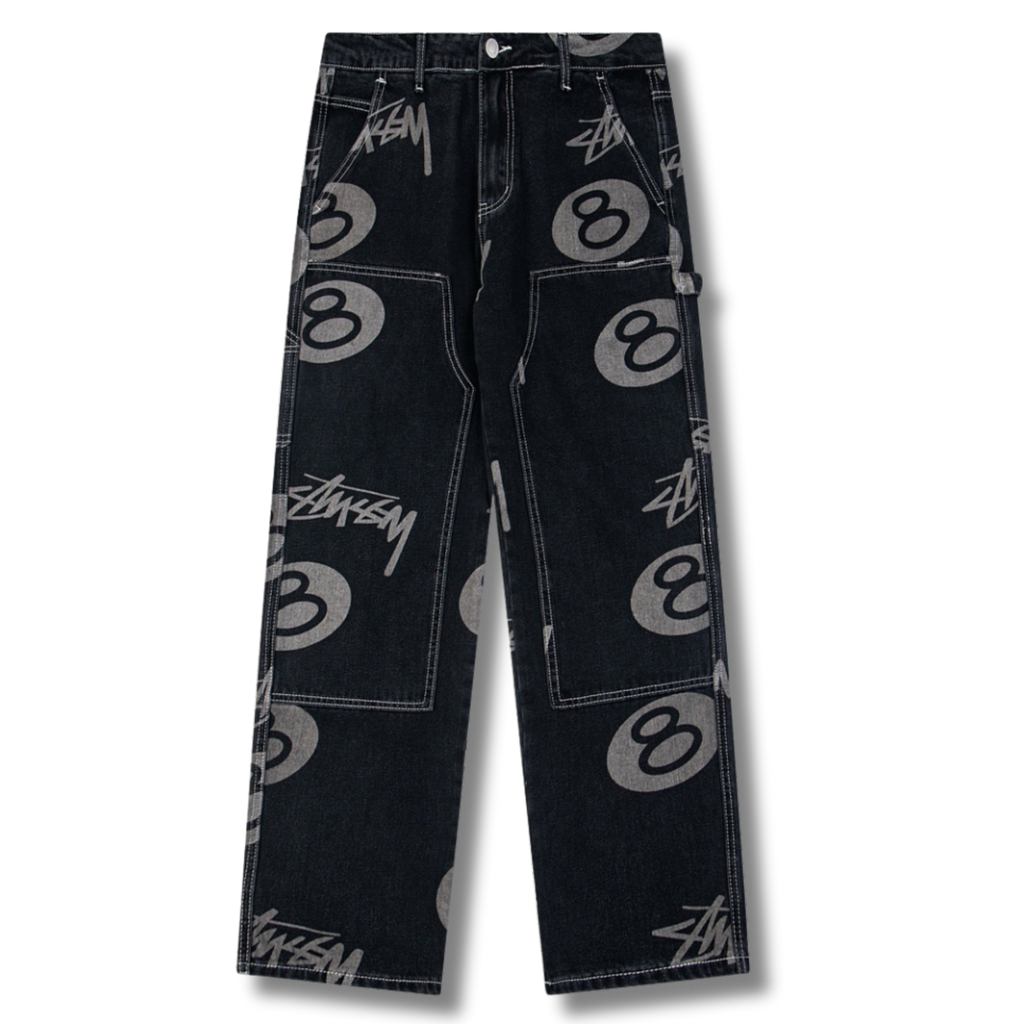 Stu 8 Ball Jeans Black