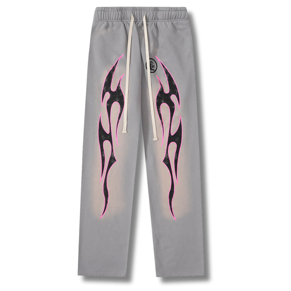 HelStar Sweatpants Flames Gray