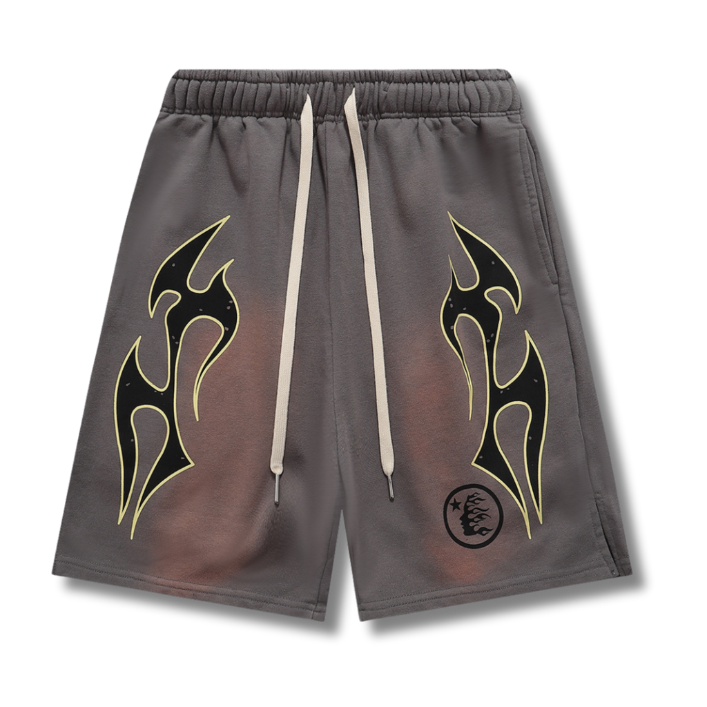HelStar Shorts Flames Gray