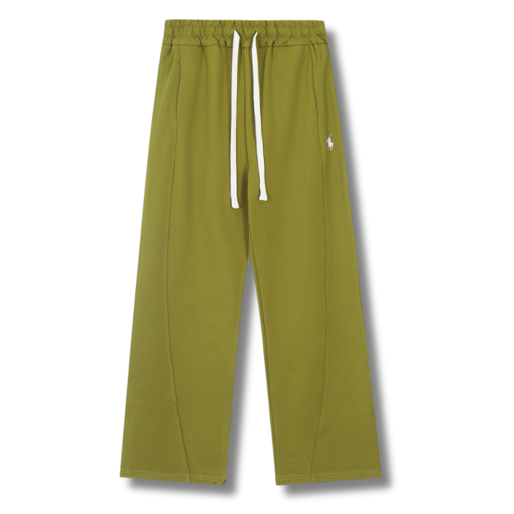 Ralph L Wide Leg Trousers moss Green