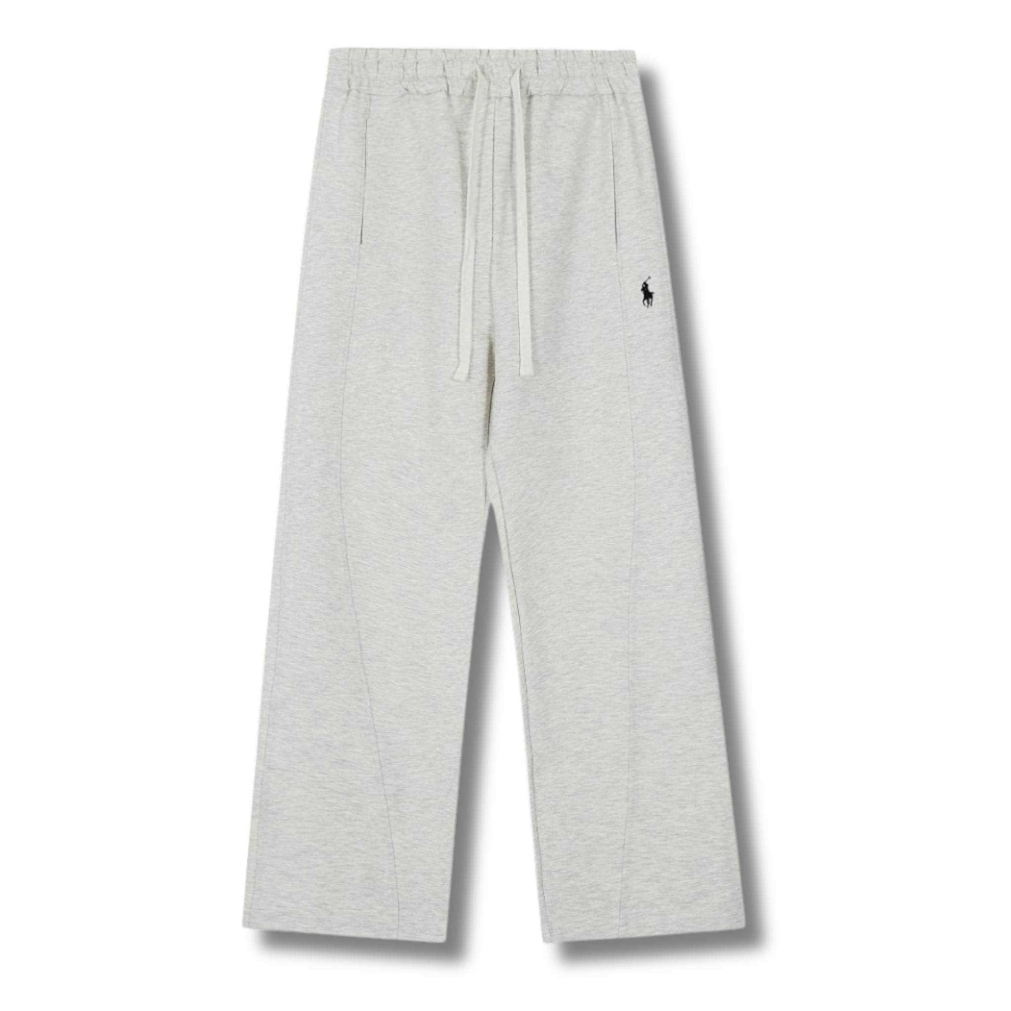 Ralph L Wide Leg Trousers Stone Gray