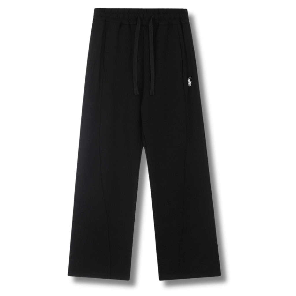 Ralph L Wide Leg Trousers Black