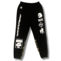 Ape Sweatpants Black w white