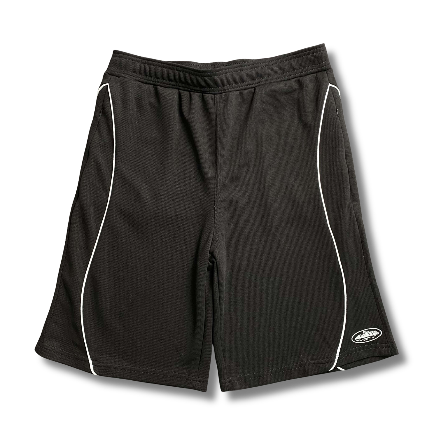 Cortez shorts black w stripes