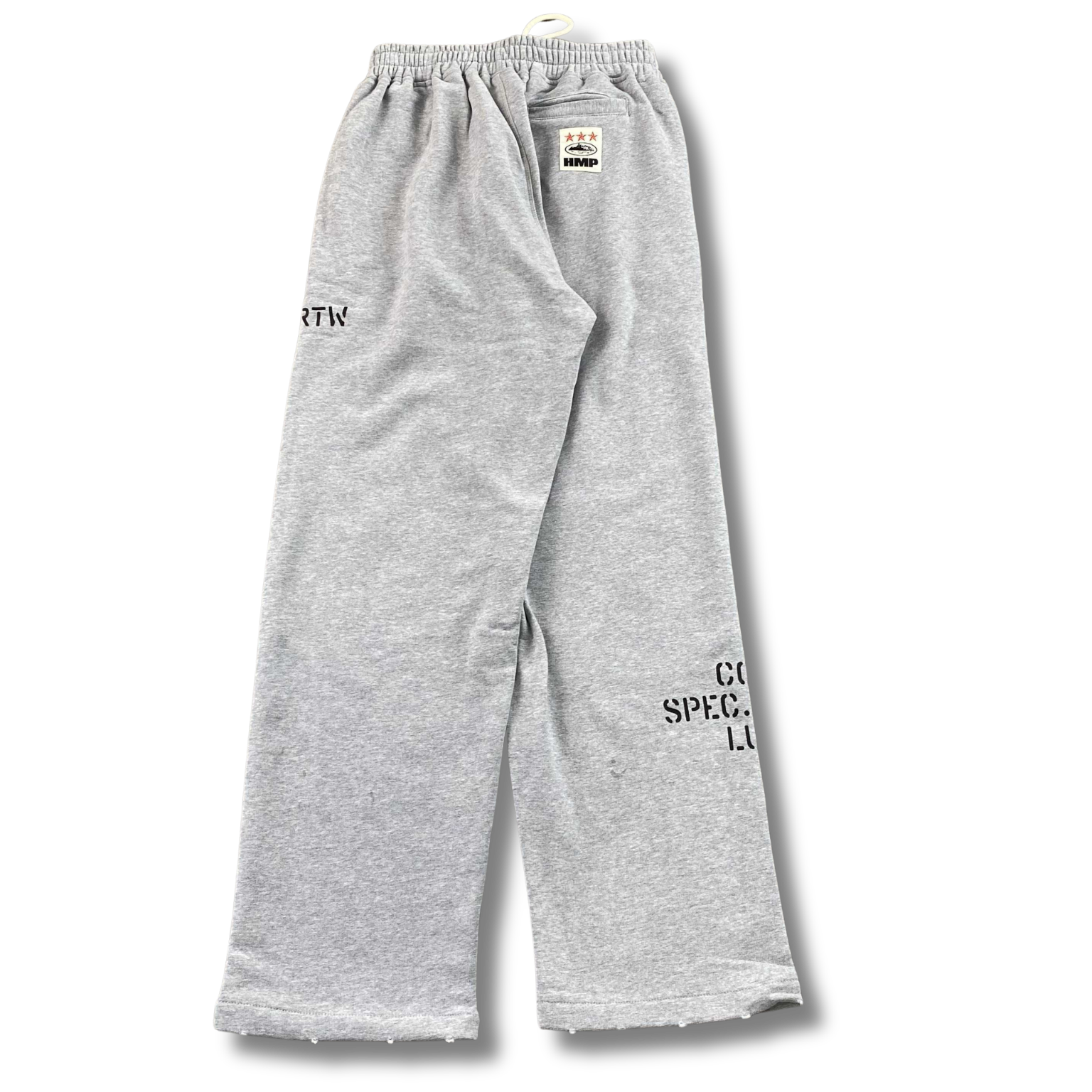 Cortez pants gray w black text