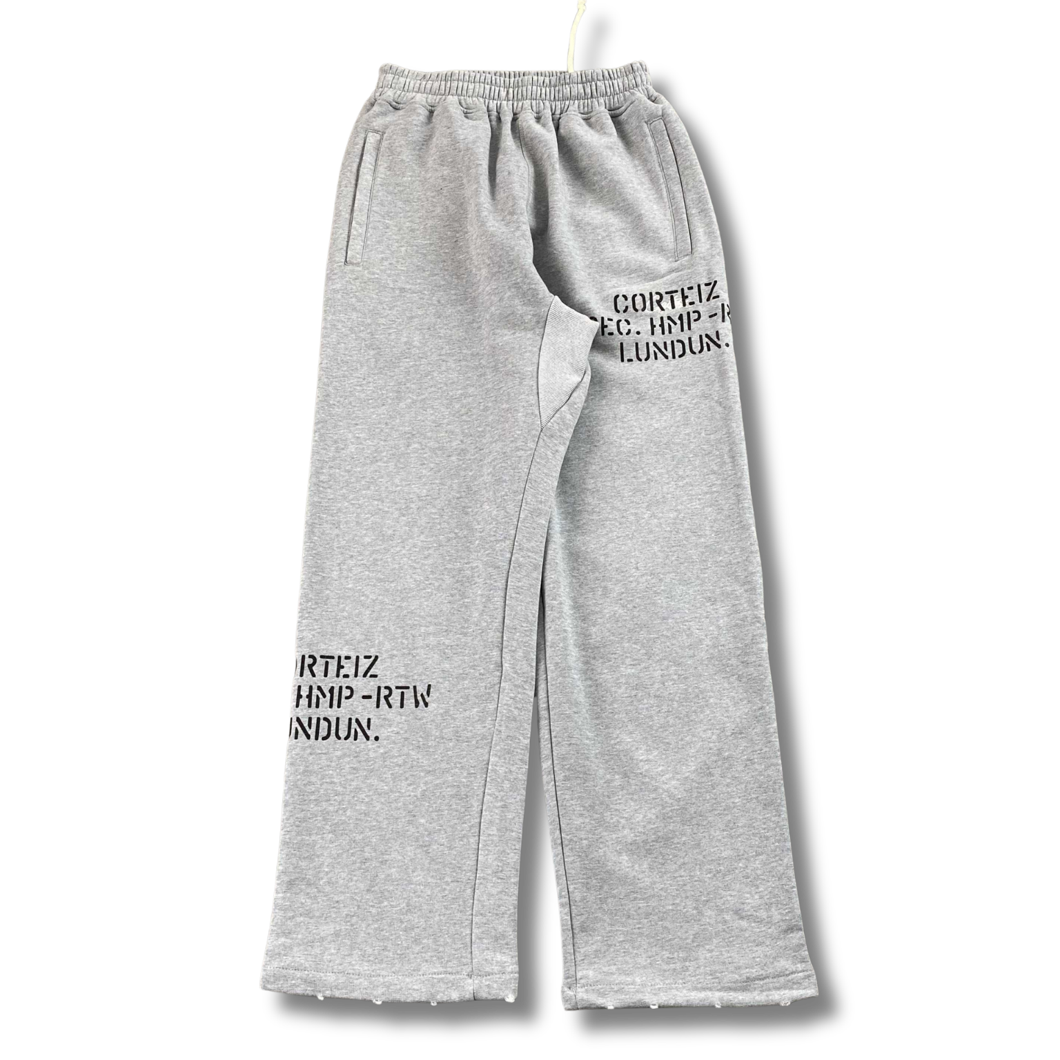 Cortez pants gray w black text