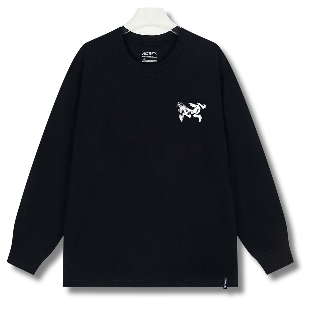 Arc' Sweater Black w White
