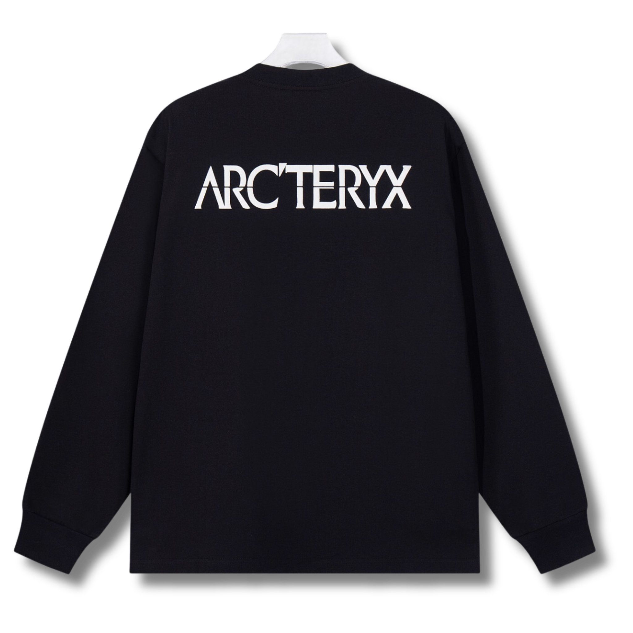 Arc' Sweater Black w White elements