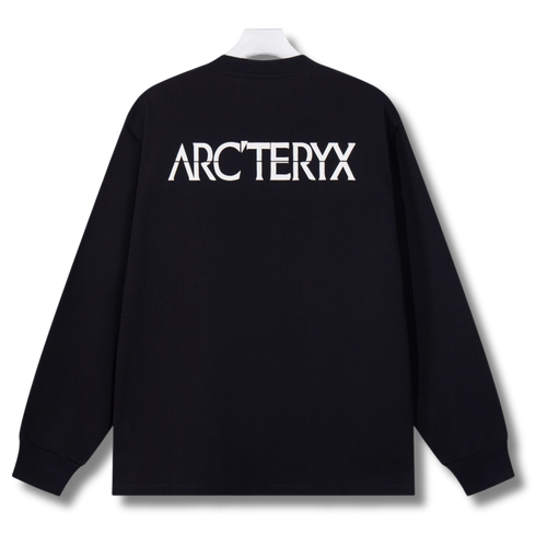 Arc' Sweater Black w White elements