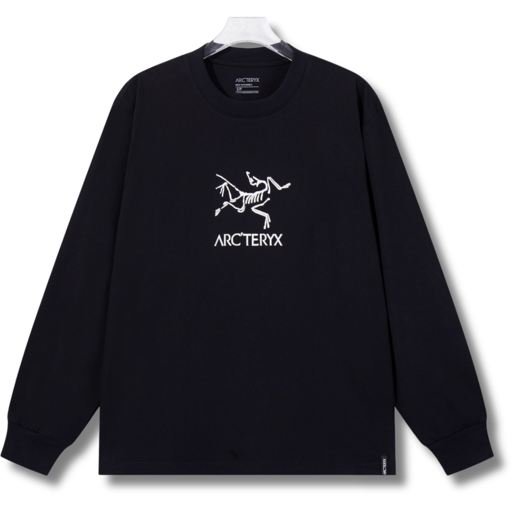 Arc' Sweater Black w White elements