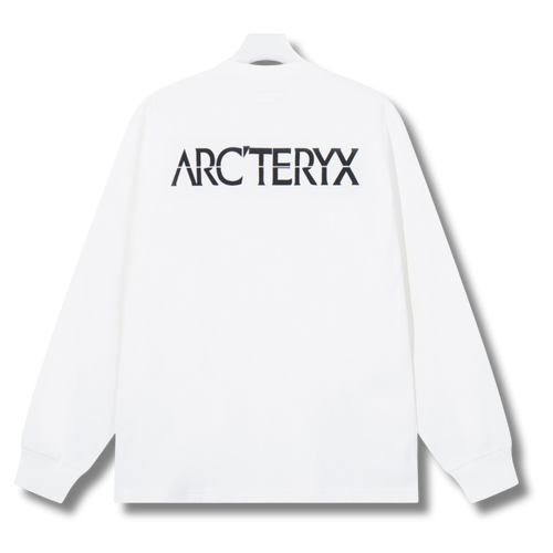 Arc' Sweater White w Black elements