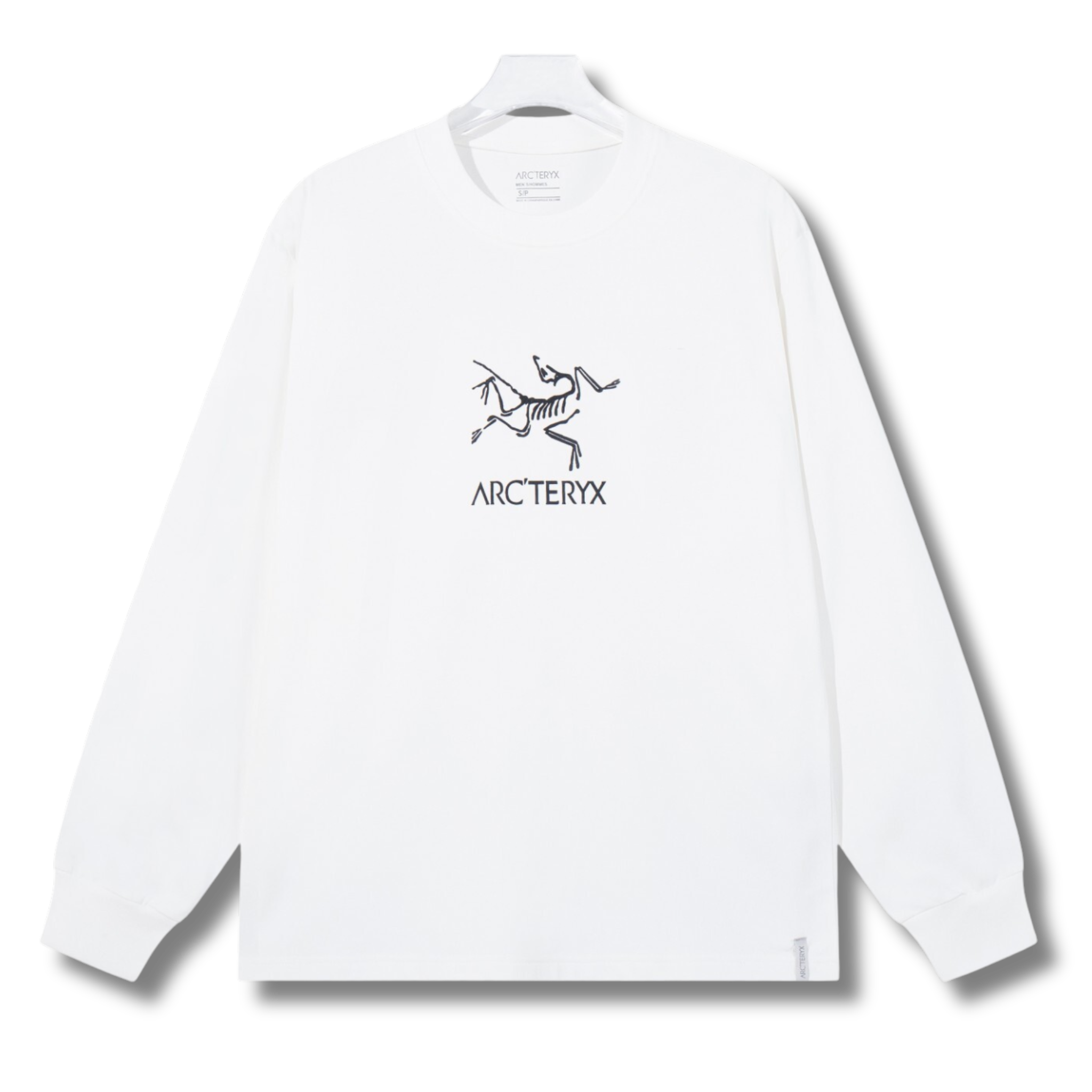 Arc' Sweater White w Black elements