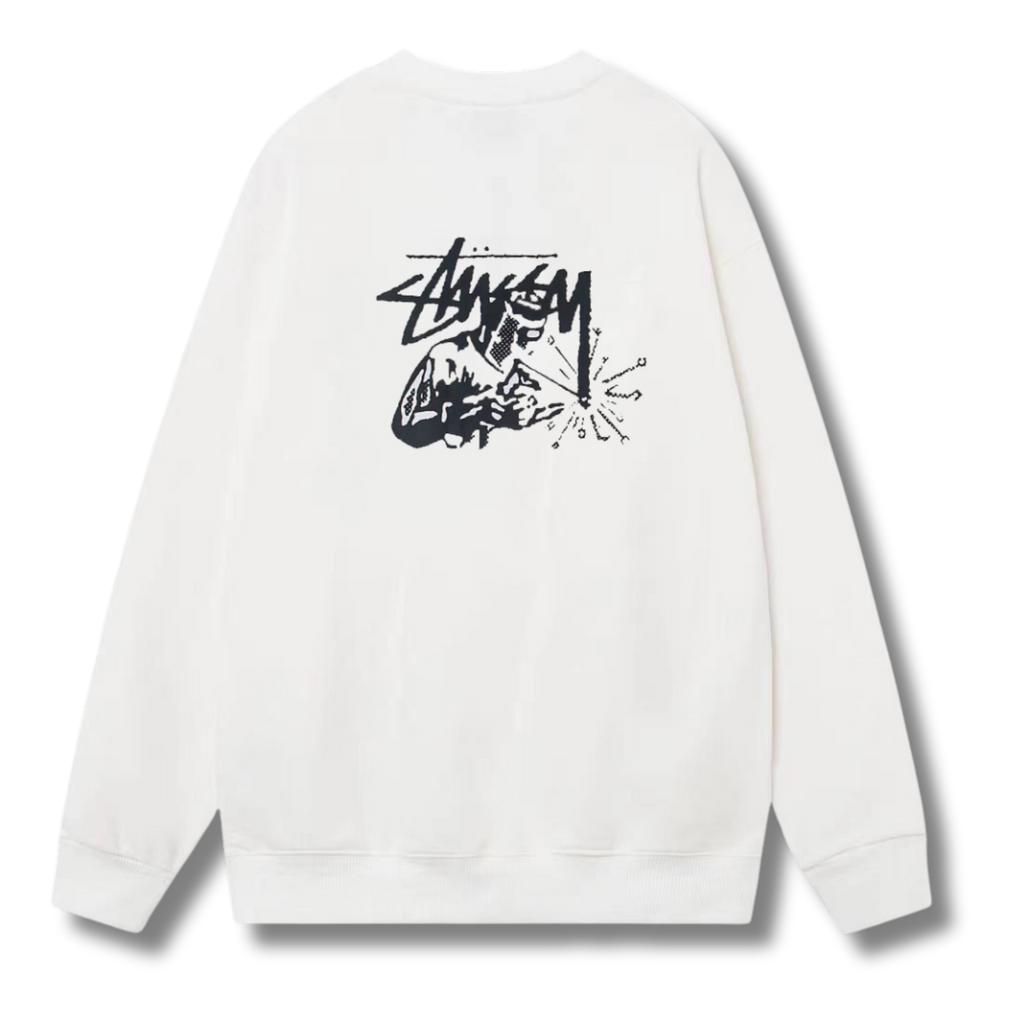 Stu Sweater White Built Tough