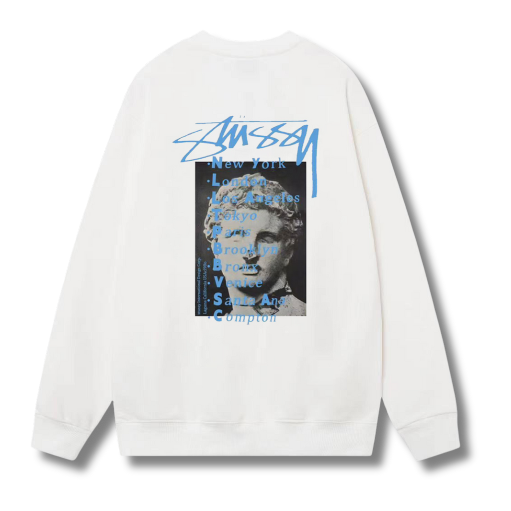 Stu Sweatshirt White Statue