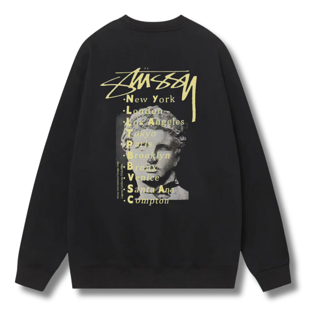 Stu Sweater Black Statue