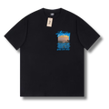 Stu T-Shirt Blue w Black