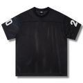 Stu T-shirt Mesh Black w White 8 Ball