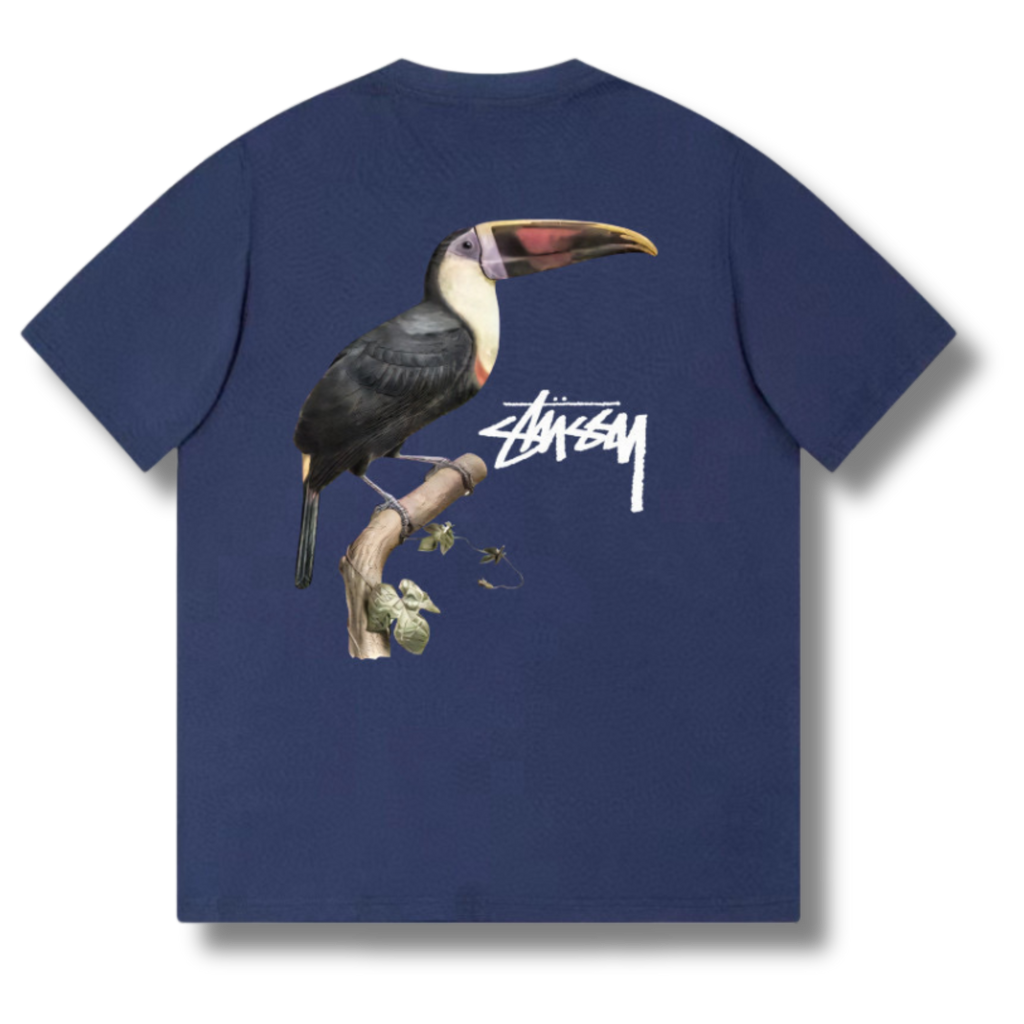 Stu T-shirt Pelican Blue