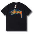 Stu T-shirt Black w Multicolor