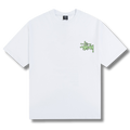 Stu T-shirt White w green