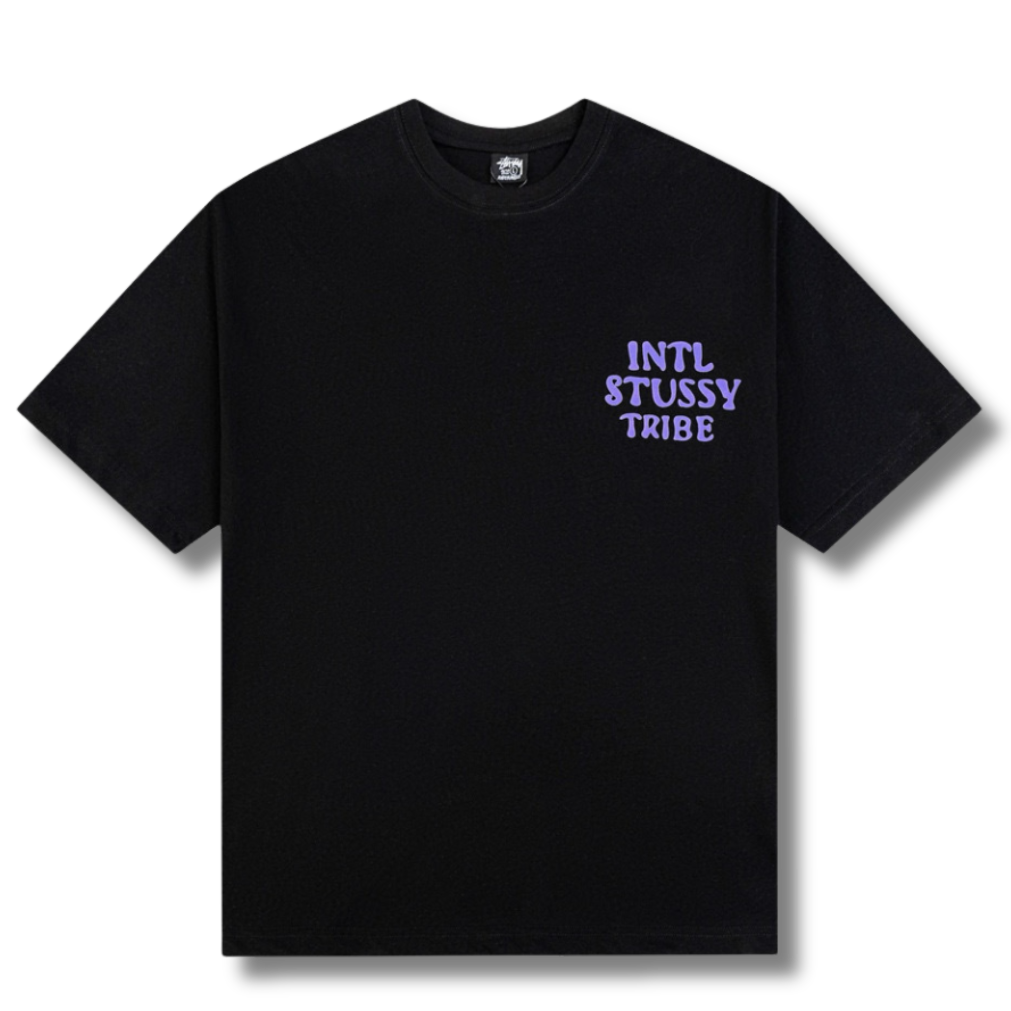 Stu T-shirt Black w Blue Dragon